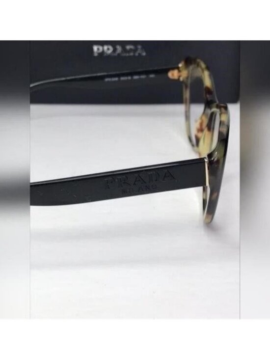 Authentic New PRADAPR 04WV black and medium havana